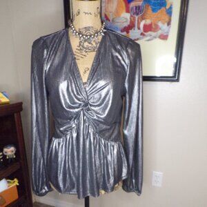 Bold Elements Metallic Blouse